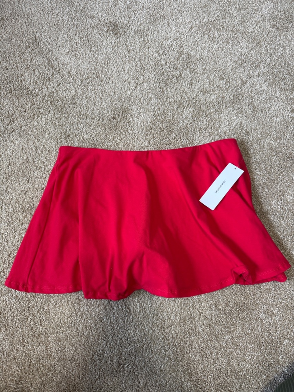 Urban Outfitters Red Stretch Skort